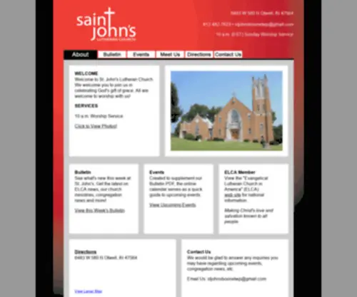 STJLC.org(John's Lutheran Church) Screenshot