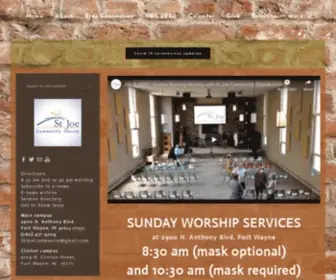 Stjoecommunitychurch.org(Joe Community Church) Screenshot