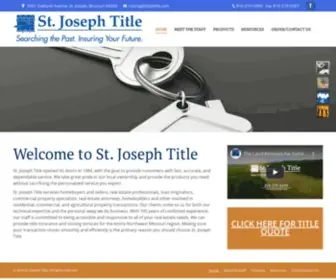 Stjoetitle.com(Title Insurance) Screenshot