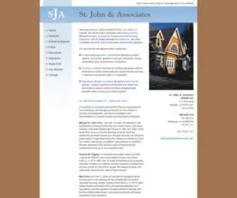 Stjohnandassociates.net(St. John and Associates) Screenshot