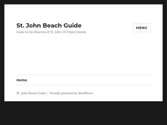 Stjohnbeachguide.com(Guide to the Beaches of St) Screenshot