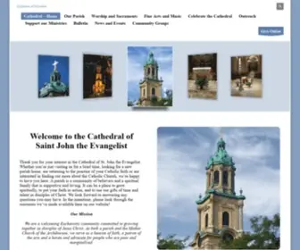 Stjohncathedral.org(The Cathedral of St) Screenshot