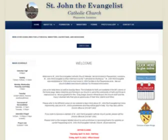 Stjohnchurchplaq.org(John the Evangelist) Screenshot