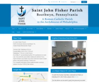 Stjohnfisherchurch.com(John Fisher Church) Screenshot