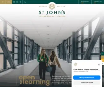 Stjohns.be(St. John's International School in Belgium) Screenshot
