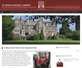 Stjohnscollegecardiff.com(St John's College Cardiff) Screenshot