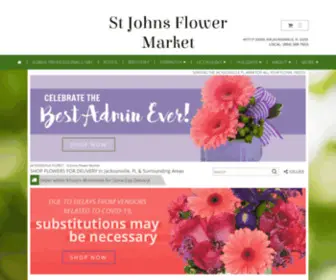 Stjohnsflowermarket.com(Jacksonville Florist) Screenshot