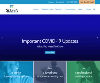 Stjohnsliving.org(Embrace Living) Screenshot