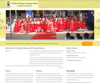 Stjohnsnp.com(St.John's Nursery and Primary School (Perambur)) Screenshot