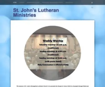 Stjohnsportage.com(John's Lutheran Ministries) Screenshot