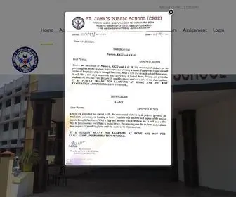 Stjohnspublicschool.in(Best CBSE School) Screenshot