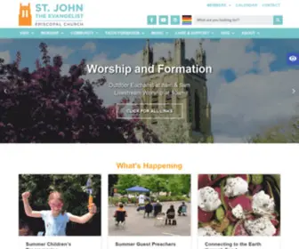 Stjohnsstpaul.org(John the Evangelist Episcopal Church) Screenshot