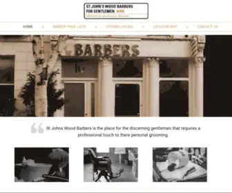 Stjohnswoodbarbers.co.uk(St Johns Wood Barbers) Screenshot