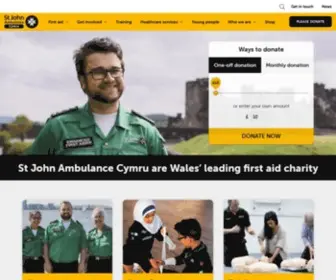 Stjohnwales.co.uk(Leading first aid charity) Screenshot