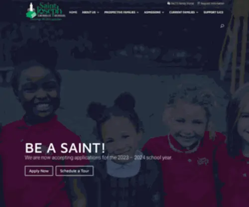 Stjosdevine.com(Joseph Catholic School) Screenshot