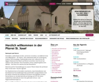 Stjosef.ch(Herzlich willkommen in der Pfarrei St) Screenshot