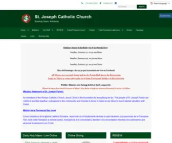 Stjosephbg.org(Joseph Catholic Church) Screenshot