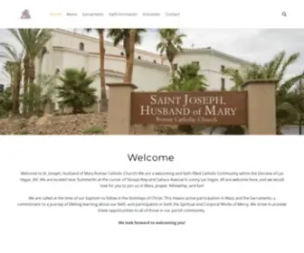 Stjosephhom.org(JOSEPH, HUSBAND OF MARY ROMAN CATHOLIC CHURCH) Screenshot