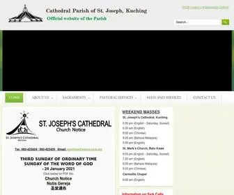 Stjosephkuching.org(Cathedral Parish of St) Screenshot