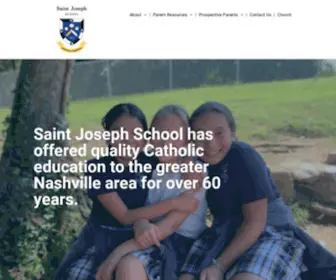 Stjosephnashville.org(Saint Joseph School) Screenshot