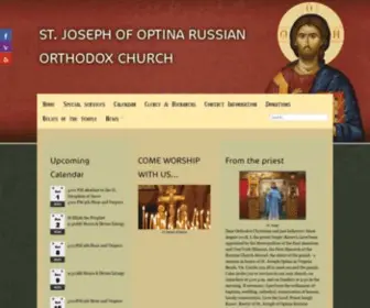 Stjosephofoptina.org(Church USA) Screenshot