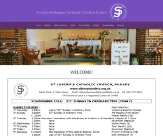 Stjosephpudsey.org.uk(St Joseph's Roman Catholic Church Pudsey) Screenshot