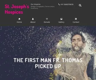 Stjosephshospices.com(Joseph's Hospices) Screenshot