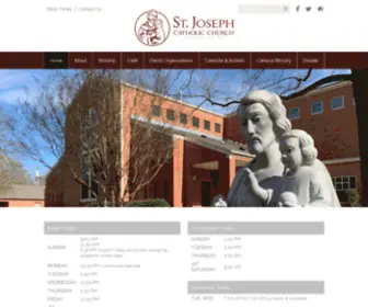 Stjosephstarkville.org(Joseph Catholic Church) Screenshot