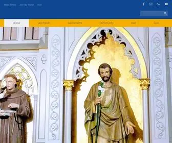 STjsa.org(Saint Joseph Catholic Church) Screenshot