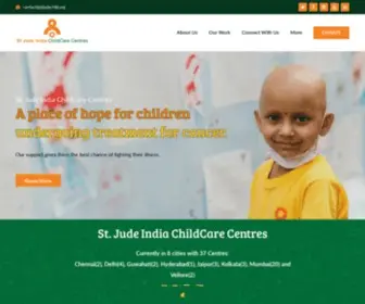 Stjudechild.org(St Jude India ChildCare Centres) Screenshot