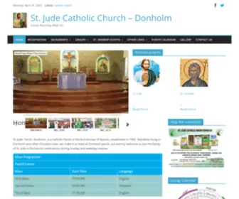 Stjudedonholm.org(Come Worship With Us) Screenshot