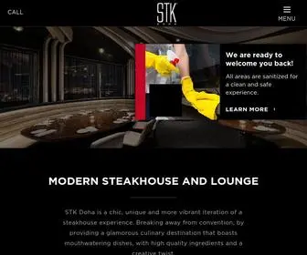 STK-Doha.com(Modern Steakhouse Restaurant in Doha) Screenshot