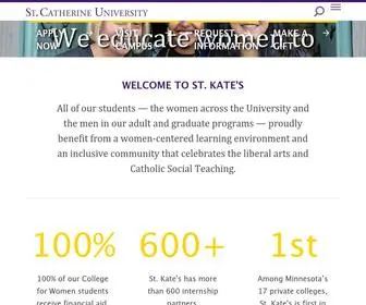 Stkate.edu(St. Catherine University) Screenshot