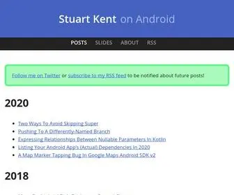 Stkent.com(Stuart Kent on Android) Screenshot