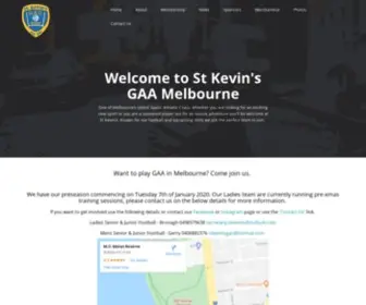 Stkevinsgac.com(St Kevins GAC Melbourne) Screenshot