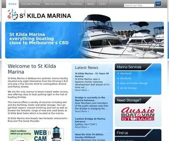 Stkildamarina.net.au(St Kilda Marina) Screenshot