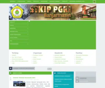 Stkipbjm.ac.id(STKIP PGRI BANJARMASIN) Screenshot