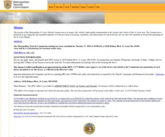 STL-Taxi.com(The Vehicle for Hire Code of the Metropolitan Taxicab Commission) Screenshot