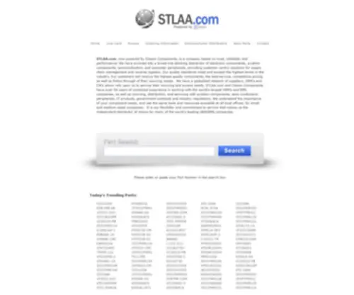 Stlaa.com(Electronic Components Sales) Screenshot