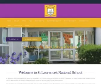 Stlaurencesbns.ie(St Laurence's National School Dublin) Screenshot