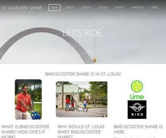 STlbikeshare.org(The St. Louis Bike Share Study asks you to share your thoughts on getting around St. Louis. What) Screenshot