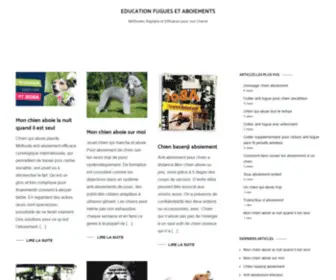 STlboxerrescue.org(EDUCATION FUGUES ET ABOIEMENTS) Screenshot