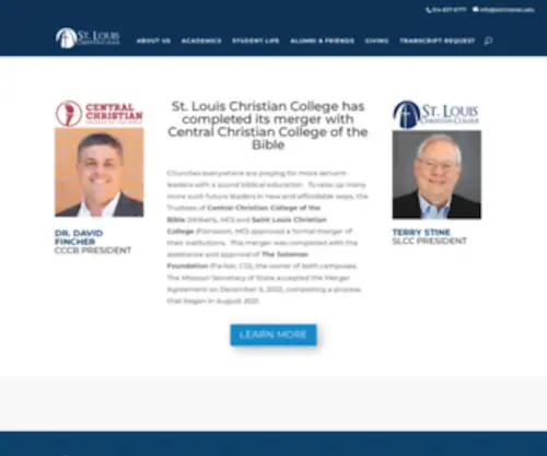STLChristian.edu(Louis Christian College) Screenshot