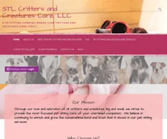 STLcrittersandcreatures.com(A Petsitting company Where your critters and creatures come first) Screenshot