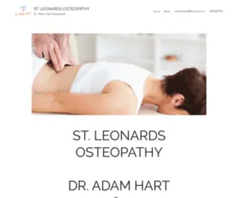 Stleonardsosteopathy.com(Crows Nest) Screenshot