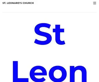 Stleonardswatlington.org(LEONARD'S CHURCH) Screenshot