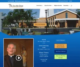 Stleothegreatamherst.com(St Leo the Great) Screenshot