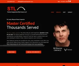 STlhomeinspector.com(STL Home Inspection Services) Screenshot