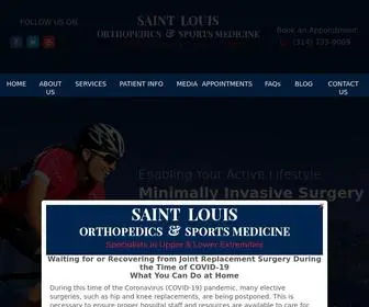 Stlosm.com(Saint Louis Orthopedics & Sports Medicine) Screenshot