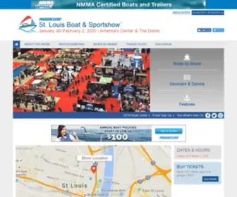 Stlouisboatshow.com(The Progressive®) Screenshot